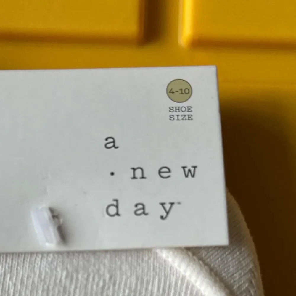 A New Day 6 pack Cotton/polyester blend heel grip socks